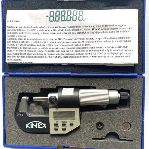 Panme điện tử 7030/0.001mm  0-25